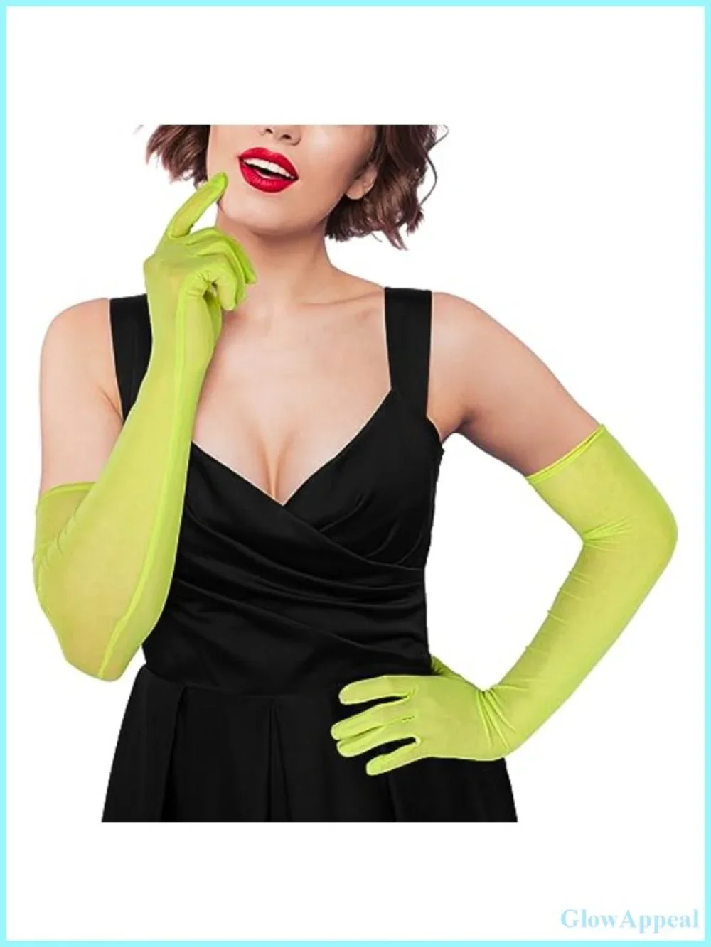 Extra Long Tulle Mesh Gloves for Women, Sheer Opera Length